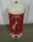 Vintage Antique Coffee Dispenser Restoration with added on Coca Cola Stickers