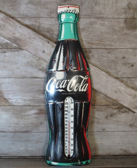 Coco Cola Bottle Thermometer Replica