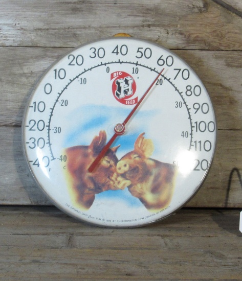 Vintage Big H Feed Hog's Thermometer