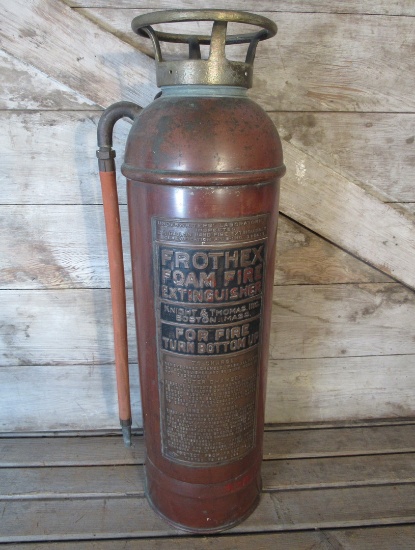 Frother Antique Copper Fire Extinguisher LOCAL PICKUP ONLY