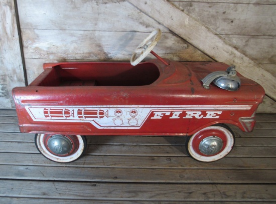 Vintage Fire Pedal Car