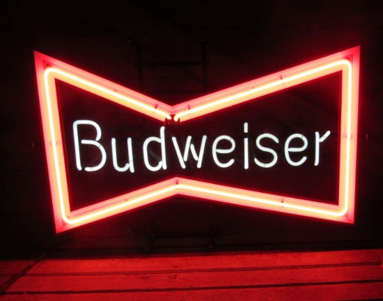Budweiser Neon Lighted Sign