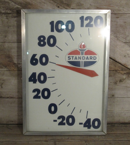 Orginal  Standard Oil Thermometer with Glass Face