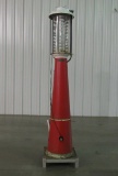 Vintage Rush Pump Model K 10 gallon Visible Gas Pump. LOCAL PICKUP ONLY.