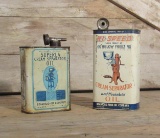 Vintage Superla and Hi Speed Cream Separtor Oil Cans. One is Full. LOCAL PICKUP ONLY