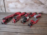 Replcia Texaco Truck Banks and 1 Red Crown Truck Bank