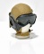 WWII U.S. Army Air ForceÂ Warm Weather Flight Helmet with Goggles