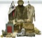 Collection of WWII U.S. Army Uniform, Footlocker, Memorabilia