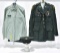 Vietnam War U.S. Army Service Jacket, with Patches, Rankings, Service Lapel Pins, Shirts and Cap