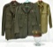 WWII U.S. Army Service Uniform with 2 Jackets, 1 Shirt and Cap with Insignias and Ranking