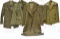 WWII U.S. Army Service Uniform and Memorabilia with Wool Trench Coat