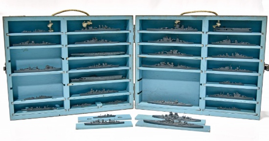 WWII U.S. Navy 3D Naval Recognition British Cast Battleships, Aircraft Carriers and Destroyers