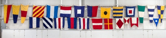 WWII U.S. Navy Signal Ship Nautical Flags