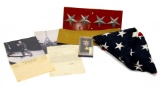 WWII U.S. Army General Patton Four-Star General Pennant License Plate Plus Identified Bronze Star