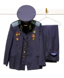 Cold War Soviet Russian VVS Air Force Parade Uniform with 5 Military Service Medals