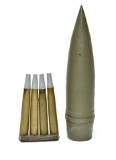 WWII U.S. Navy Cannon Shell and Anti-Aircraft Shells, Practice Rounds