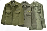 Vintage Original Cold War Military U.S. Army Collection of Service Shirts