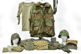 Collection of Combat Uniforms - Belgian, German, U.S. Army, Memorabilia