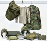 Collection Lot of Combat Uniforms - Cold War U.S. Army, WWII U.S. Army, WWII German Army