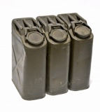 U.S. Military Collection Lot of 3 Jerry Cans for Jeep or Military Vehicles