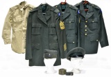 Lot Collection of WWII Service Uniforms and Accessories