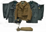 Lot Collection of WWII Service Uniforms and Accessories