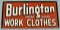 Burlington Union Made Work Clothes Larger Tin Sign