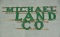 MICHAEL LAND CO. Porcelain Letters Sign