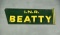 I.N.R. BEATTY Lumber Co. Porcelain NEON Can Sign Skin