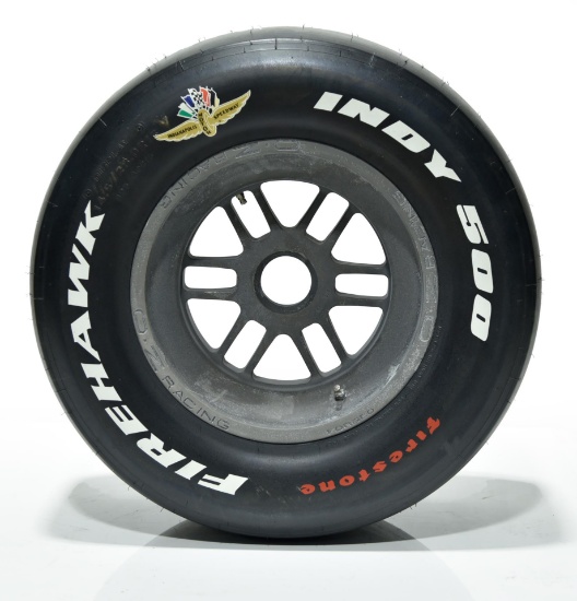 Firestone Firehawk Indianapolis 500 Race Car Wheel and Tire