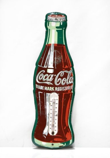 Coca-Cola Bottle Advertising Thermometer