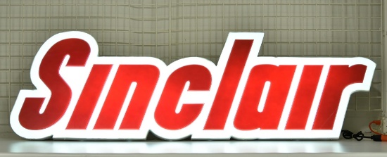 Sinclair Gas Station Cloud Script Letter Sign