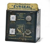 EVRSEAL Automotive Gas Tank & Radiator Filler Caps Display Cabinet Sign. Gas & Oil. Service Station