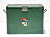 Green Coleman Soda Picnic Camping Cooler