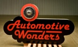 Automotive Wonders Lighted Can Sign