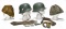 Collection Lot of 2 WWII German Military Helmets Plus Memorabilia
