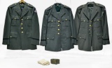 Cold War U.S. Army Collection of Service Jackets with Unit Insignia