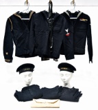 Original Cold War U.S. Navy Collection of Uniforms