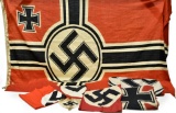 Original Third Reich Nazi Germany Flag Collection