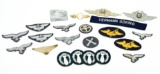 WWII German Luftwaffe Collection of Insignia, Specialist, Unit Cuff Title and Belt Buckle