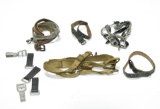 WWII German Military Collection of Webbing, Hook Rings and Equipment Straps