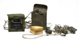 Original WWII U.S. Military Field Telephone Kit