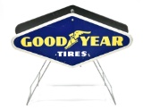 1963 Goodyear Tires DS Display Rack Sign