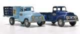 Lot of 2 Tonkas: 1956 Tonka Farms Stake Bed Toy Truck & 1957 Tonka Step Side Pickup Truck