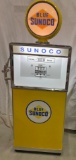 Professionally Restored 1960s Bennett Sunoco Gas Pump with Globe