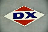 D-X 3D Single-Sided Porcelain Gas Station Sign
