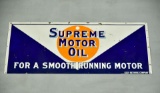 SSP GULF Supreme Motor Oil Porcelain Sign