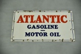 Atlantic Gasoline Motor Oil Gas Station SSP Sign