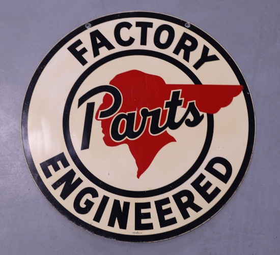 Pontiac Factory Engineered Parts DS Metal Sign