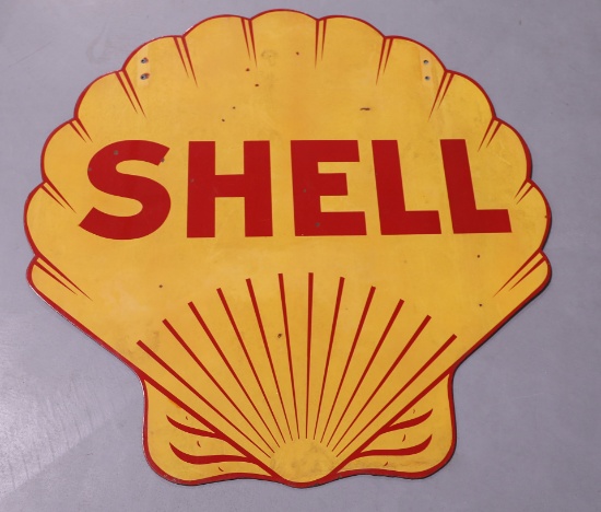 SHELL OIL DSP Porcelain Gas Station Sign
